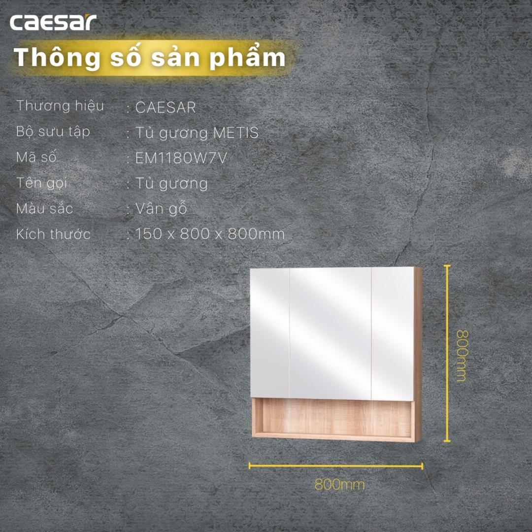 ban-ve-tu-guong-em1180w7v-caesar Bản vẽ tủ gương Caesar EM1180W7 V Metis
