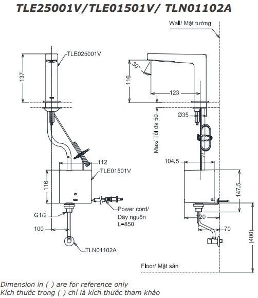 ban-ve-voi-lavabo-toto-tle25001v-tdm-vn Bản vẽ vòi tự động TOTO TLE 25001V