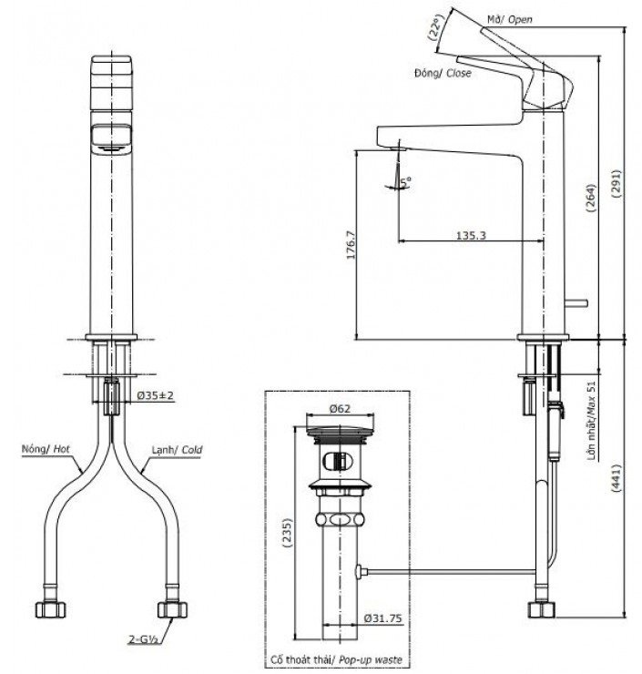 ban-ve-voi-lavabo-toto-tlg10303b-pfg Bản vẽ kích thước vòi chậu rửa mặt TOTO TLG10303B#PFG