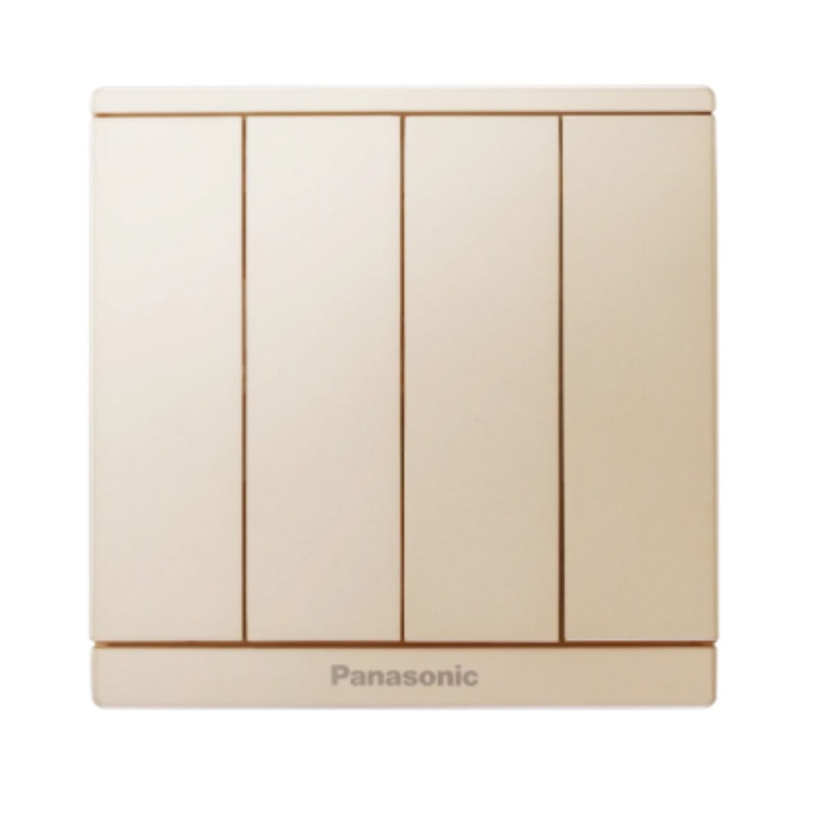 Panasonic Moderva - Bộ 4 Công Tắc B, 1 Chiều, Bắt Vít Màu Vàng Ánh Kim | WMF507MYZ-VN