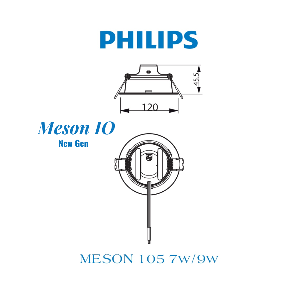 Âm Trần Philips Meson Recessed IO 59449 9W (Φ100) - Ảnh 3
