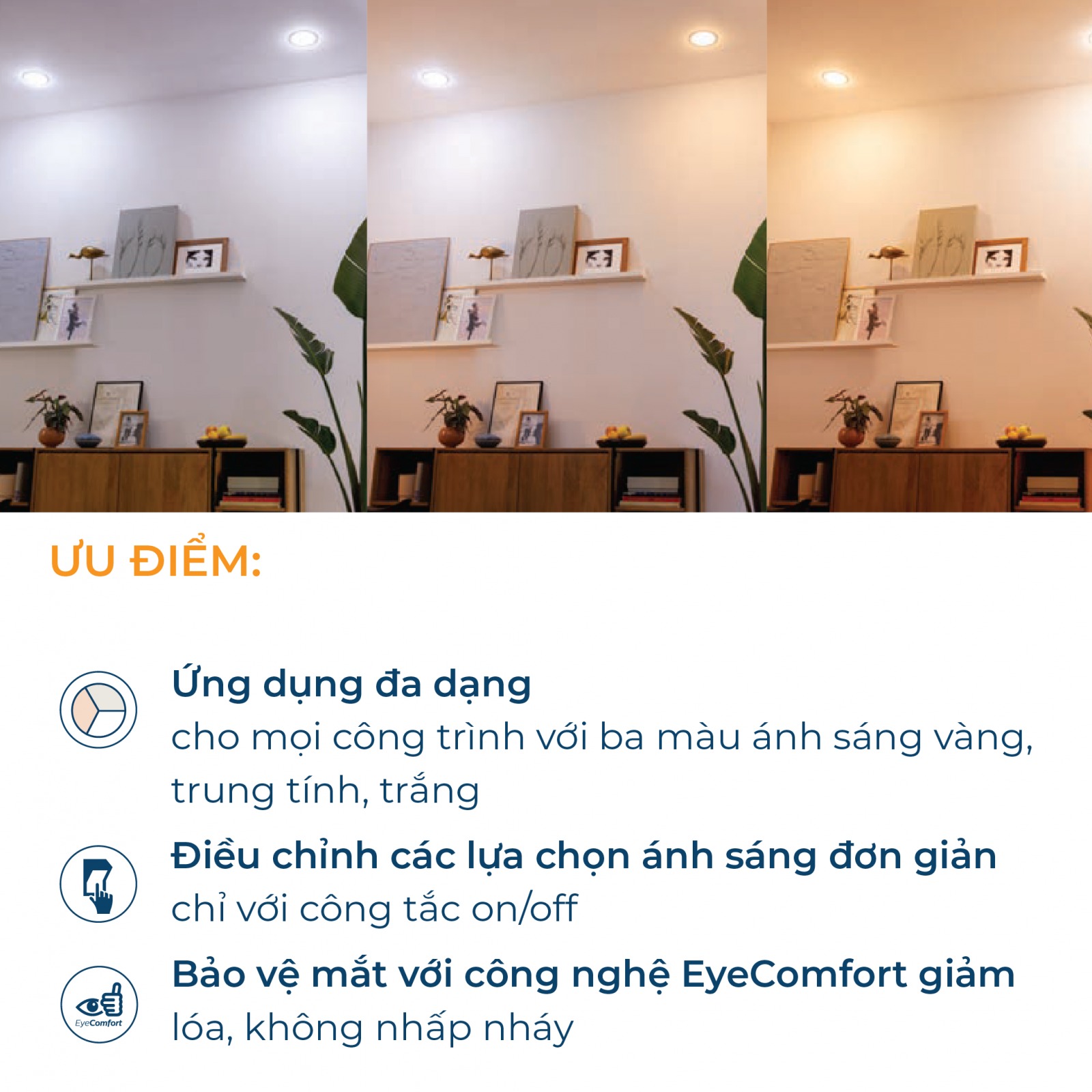 Âm Trần Philips LED Meson Đổi Màu SSW / 9W (Φ105) - Ảnh 4