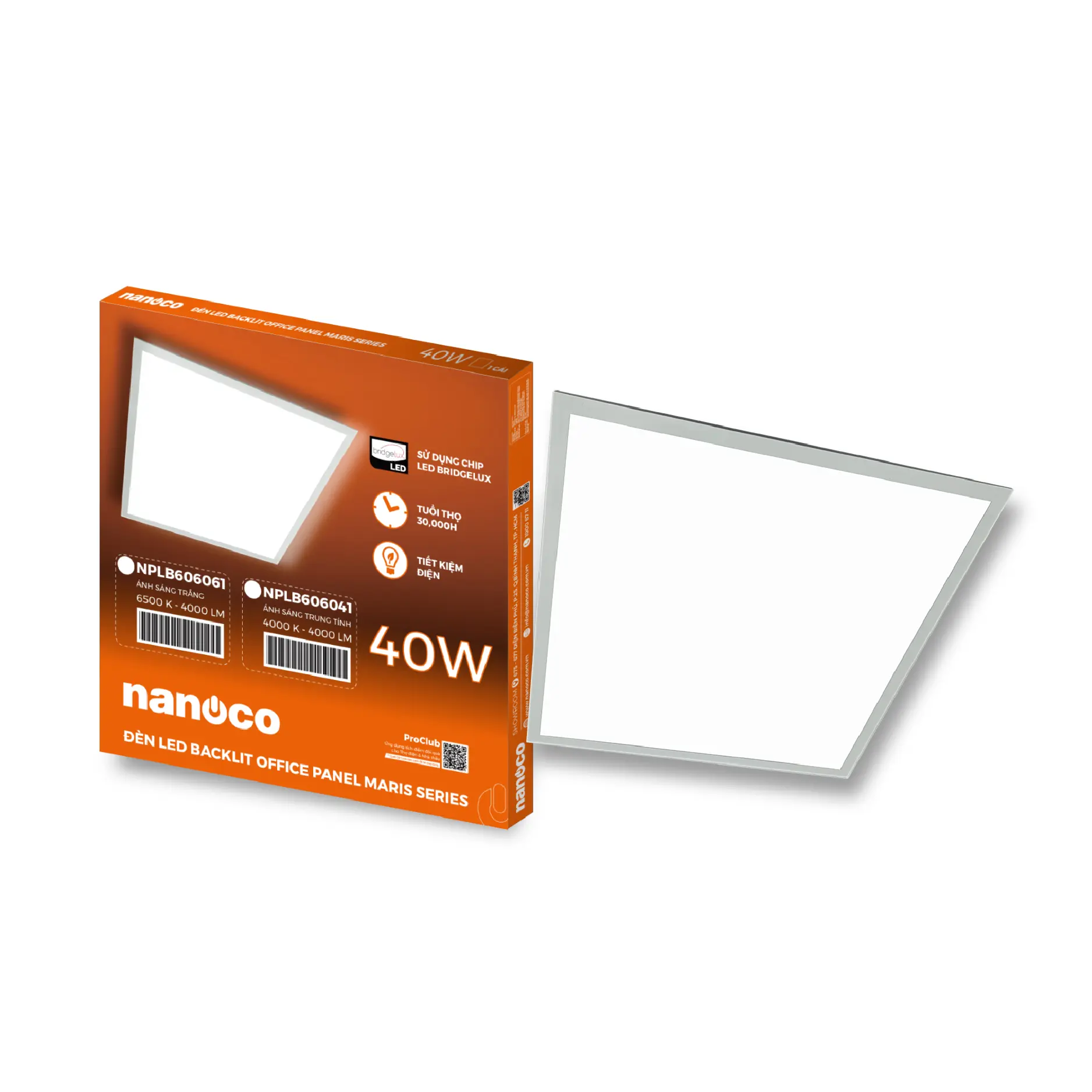 Đèn LED Panel Nanoco 600x600 - 40W - Ảnh 3