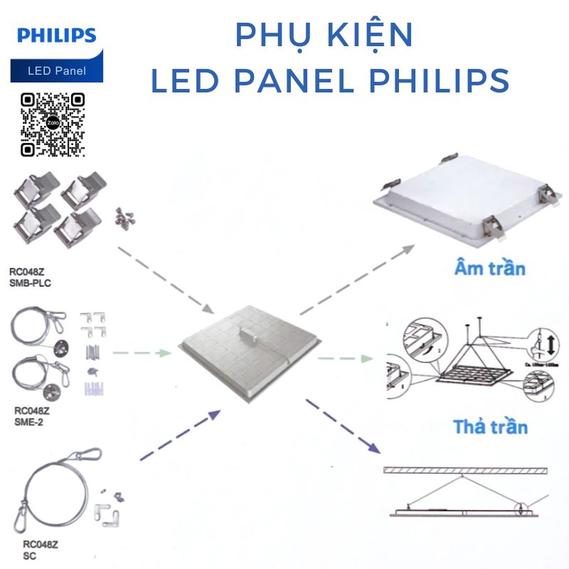 den-led-panel-philips-rc001b-certaflux-tuyetlights-80-1 Đèn LED Panel 600x600 RC001B LED 38W Philips