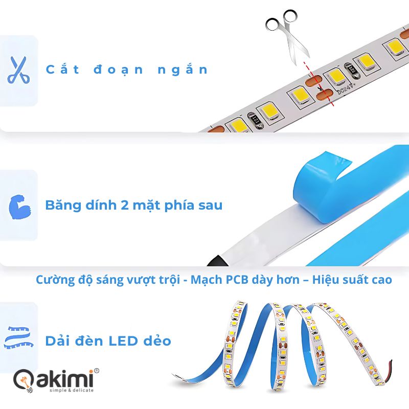 Led Dây Akimi ArchiLine M11 24V (Cuộn 10m) - Ảnh 6