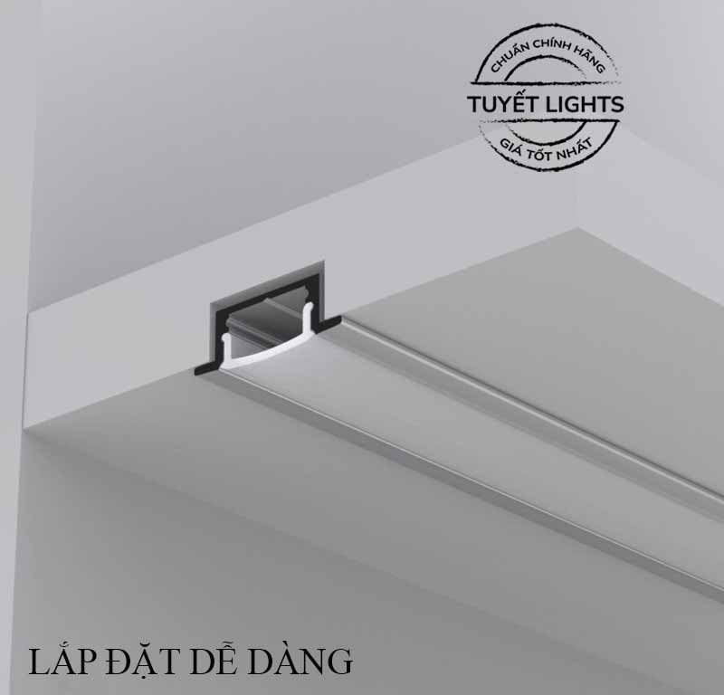 led-thanh-nhom-dinh-hinh-akim-005-1 Thanh Nhôm LED Lắp Âm Loại Dày - Dài 2m | A605