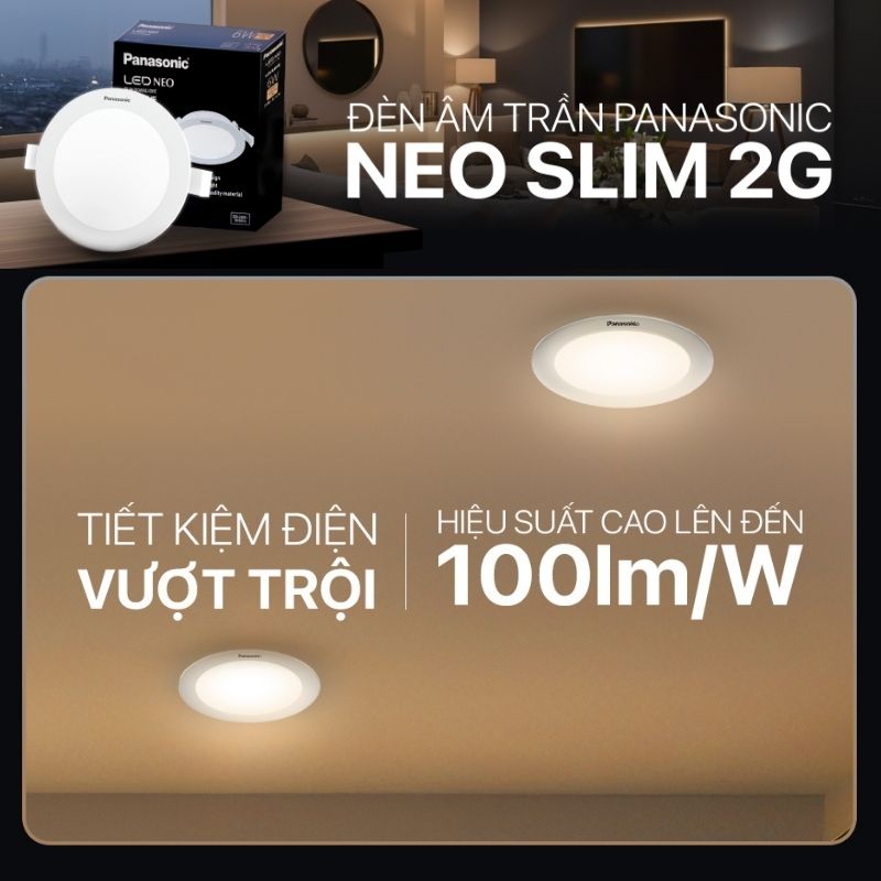 neo20slim202g20hie1bb87u20sue1baa5t20cao-2 Đèn LED Âm Trần Panasonic Color Rim 25000 giờ