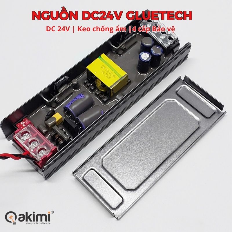 Bộ Nguồn Led Dây DC24V AKIMI GLUETECH 100W - Ảnh 4