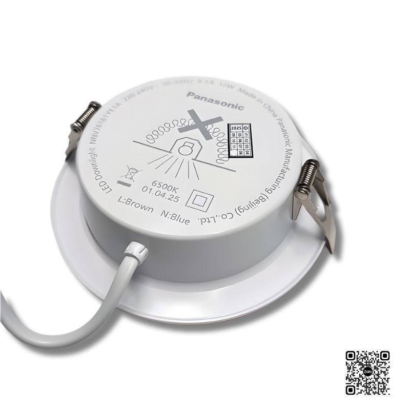 Đèn LED Âm Trần Panasonic Color Rim NNV76161YE1A Viền Vàng 12W | Đơn Sắc