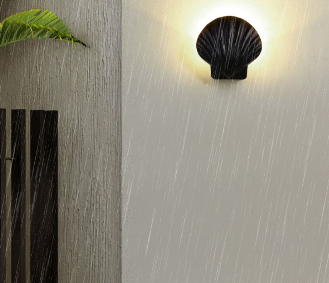 Đèn Tường Vỏ Sò Đen - Sự Huyền Bí Của Biển Cả | TE-015 - EURO - Ảnh 3
