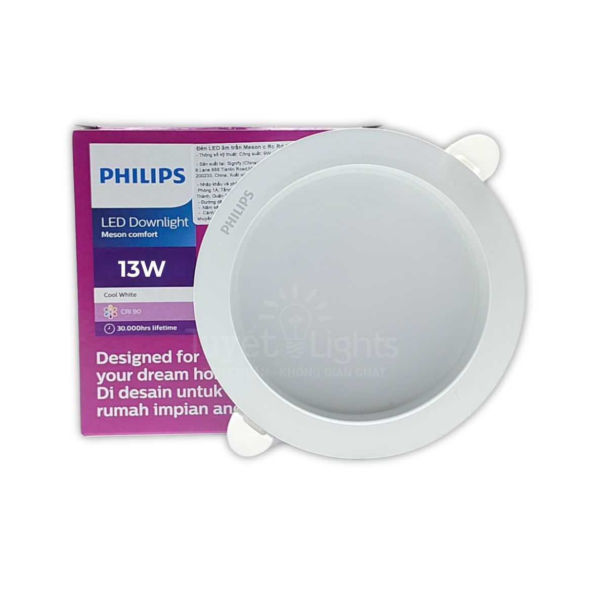 Âm Trần Philips Meson Comfort Chóa Sâu CRI90 | 13W (Φ125)