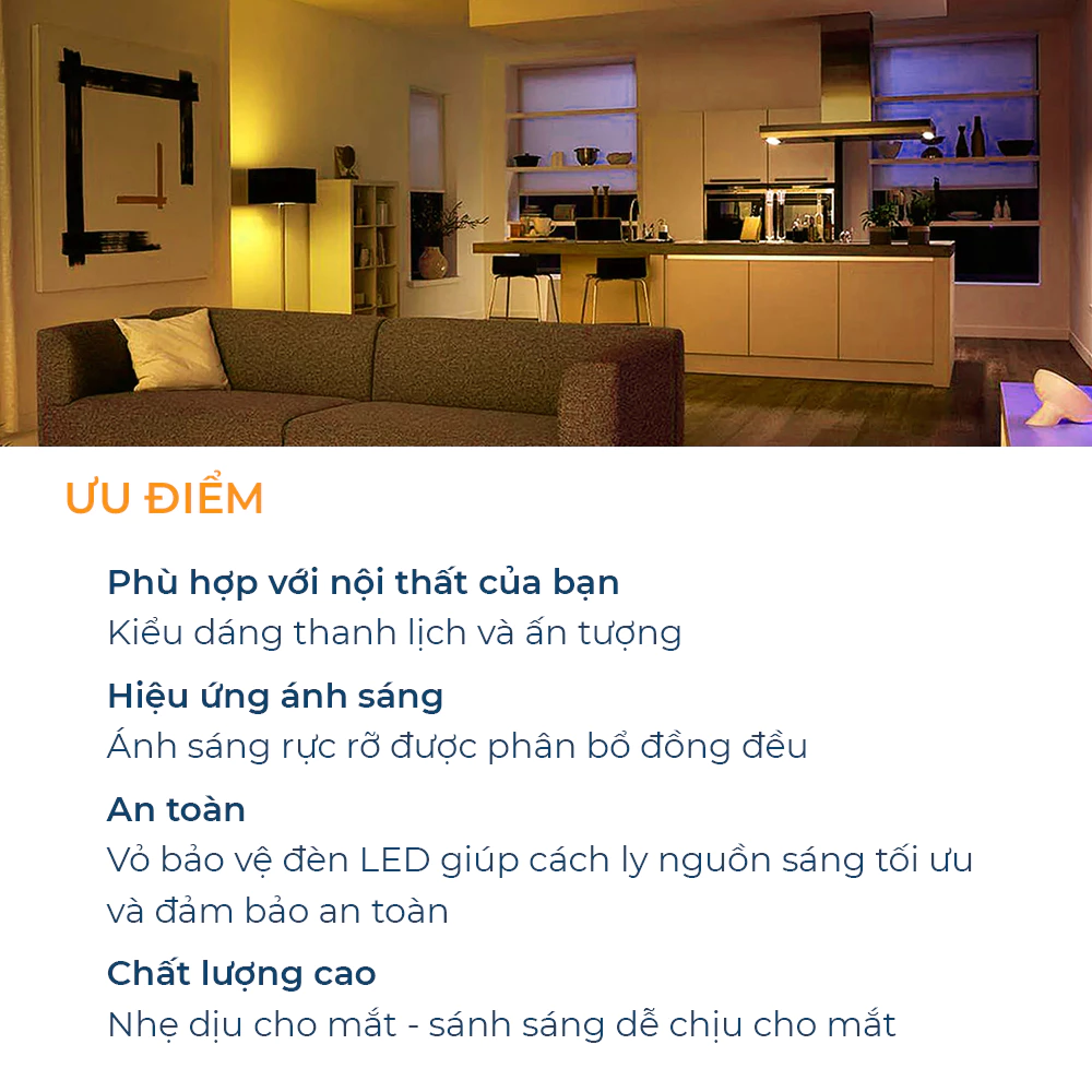 Âm Trần Philips DL260 Choá Sâu CRI 90 | 7W (Φ75)