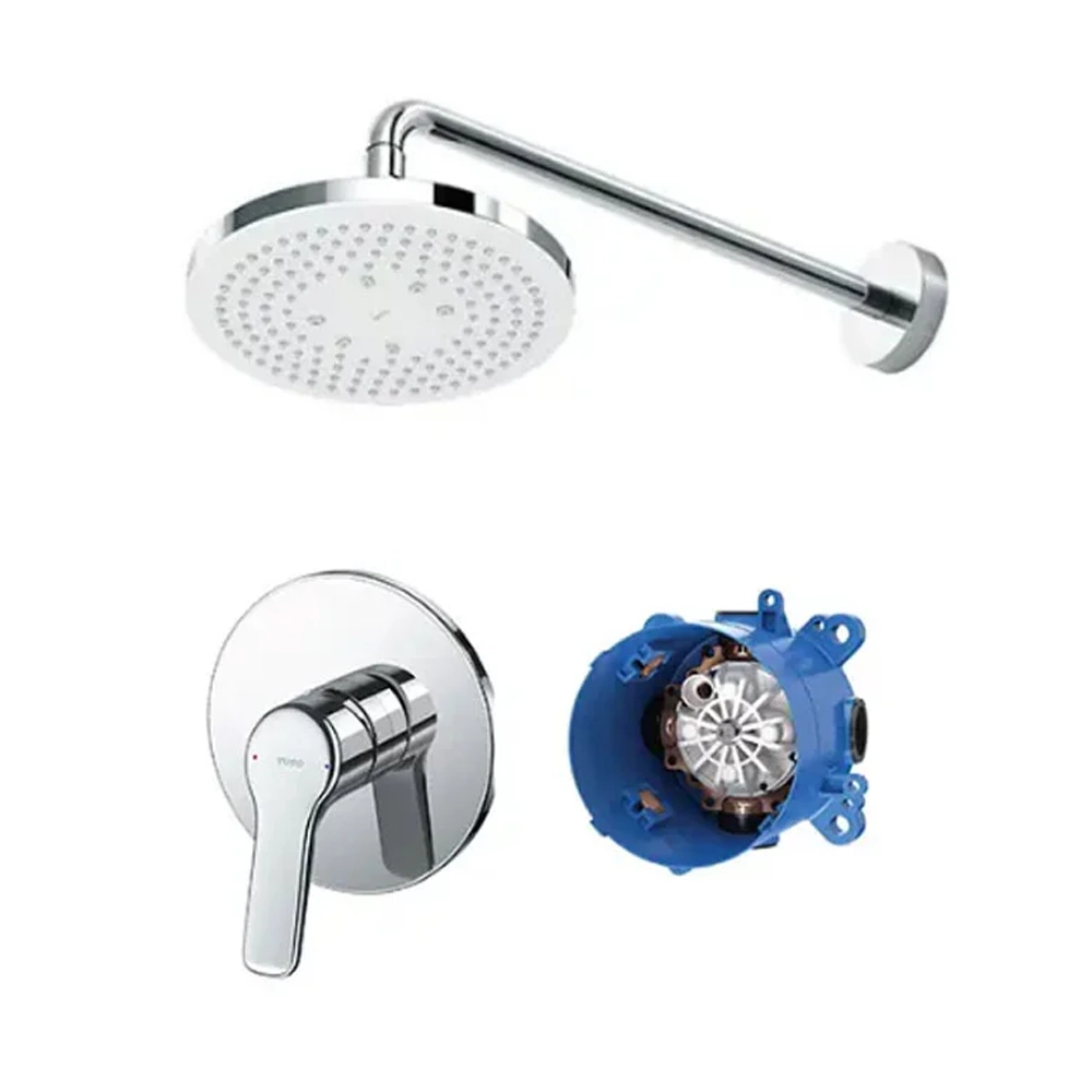 Sen Tắm TOTO TBG03303BA/TBN01001B/TBW01003A Âm Tường 1 Đường Nước