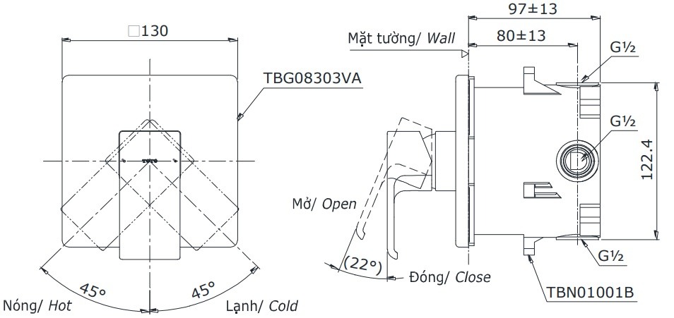 van-dieu-chinh-nong-lanh-tbg08303v-tbn01001b Bản vẽ van điều chỉnh nóng lạnh TOTO TBG08303V TBN01001B