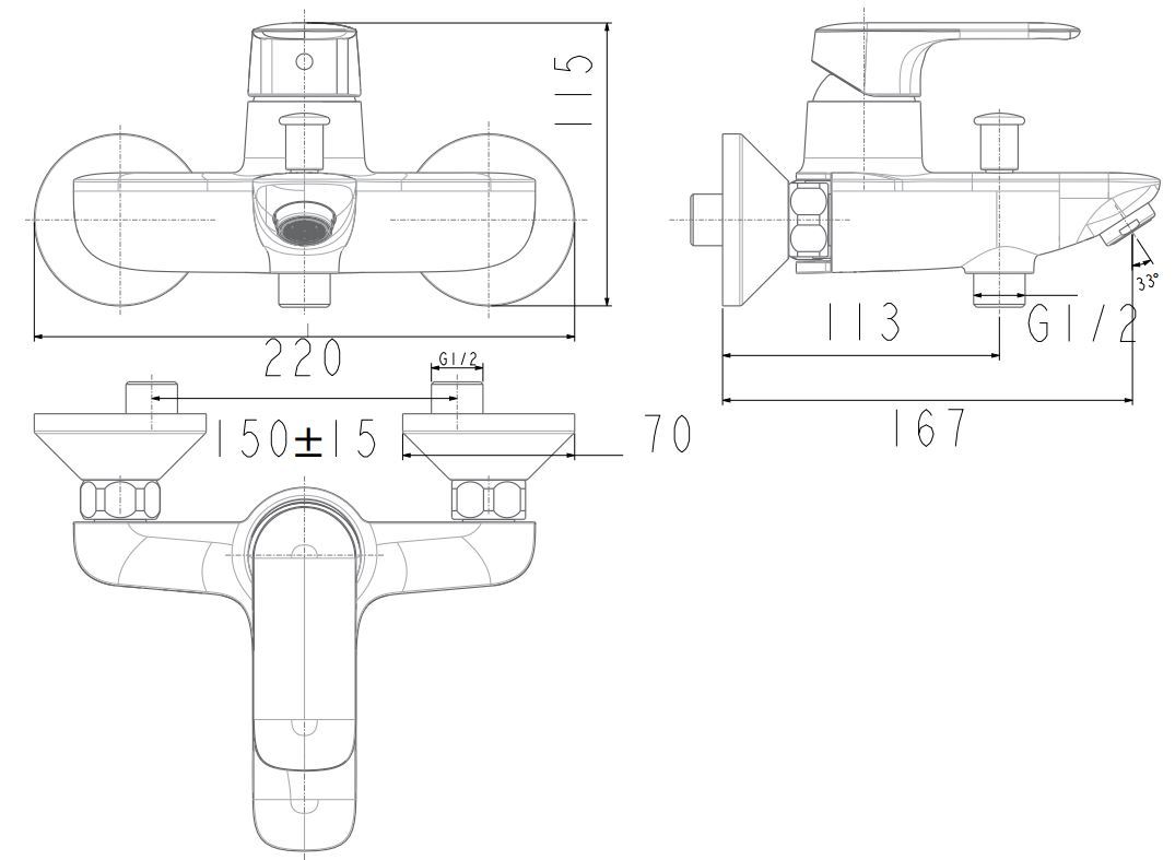 ban-ve-cu-sen-american-wf-1m11 Bản vẽ kích thước củ sen chỉnh nhiệt WF1M11 American