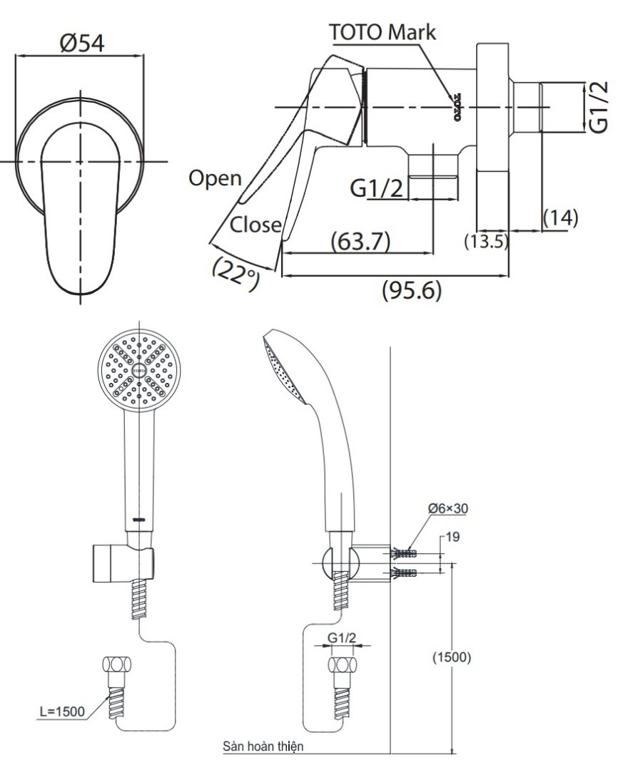 ban-ve-sen-lanh-toto-tbs04101v-dgh104zr Bản vẽ kỹ thuật TOTO TBS04101V